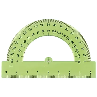 Транспортир 8 см, 180 гр, ассорти - фото 1