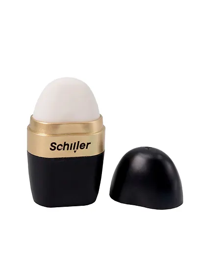 Точилка 1 отверстие "Black" с ластиком, Schiller - фото 2