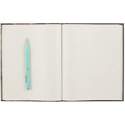 Книга для записей А5 80л лин. "Don't panic" интегр.переплет, ламинация soft-touch - фото 3