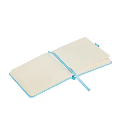 Скетчбук 12*12 80л "Sketchmarker"  небесно-голубой, 140г/м2, слоновая кость, тв.обл. - фото 4