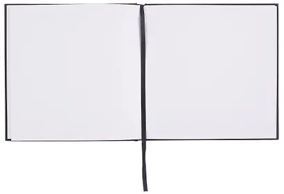 Скетчбук для маркеров 20*20 40л "Сонет" черный, жестк.обложка с резинкой, двухсторон.бумага, 220г/м2 - фото 3