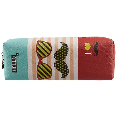 Пенал на молнии «Усы с разноцветной полоской», 20 х 6.5 см - фото 4