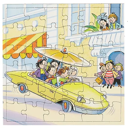 Пазл "Незнайка. Приключения Незнайки" 4 в 1. 9,16,25,36 элементов - фото 6