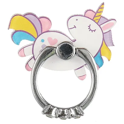 Держатель-кольцо для телефона Единорожек (металл) (коробка) (12-17727-5562) - фото 1