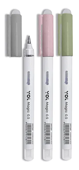 Ручка гелевая Yoi, Magic, пиши-стирай синяя 0,5 мм - фото 4