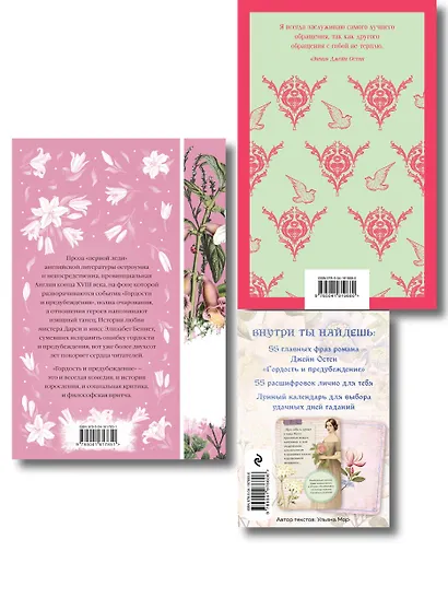 Комплект: Разговоры о мистере Дарси (набор из книги "Гордость и предубеждение", метафорических карт "В поисках мистера Дарси" и блокнота "Грация и романтика Джейн Остен. Эмма") - фото 2