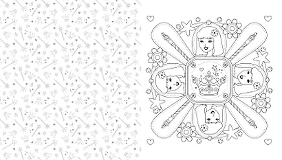 Я раскрашиваю принцесс - фото 7