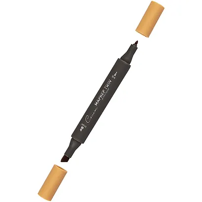 Маркер художественный "Сонет" светло-коричневый, двухсторон., тонк. и широк.долото, Сонет - фото 2