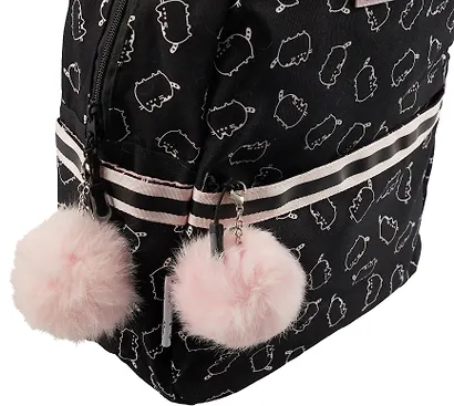 Рюкзак "Pusheen" 1отд., 38,5*29*15 черный, полиэстер, карман для ноутбука, регул.лямки, светоотраж.элем. - фото 5