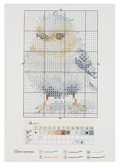 Набор для вышивания крестом "Птички-невелички. Вью!" - фото 2