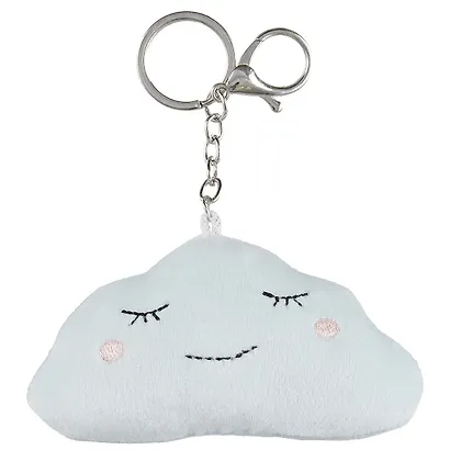 Брелок Облачко с закрытыми глазками (11х7) (текстиль) - фото 1