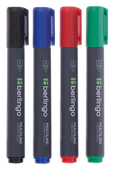 Маркеры перманентные 04цв - фото 1