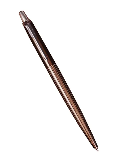 Ручка шариковая Parker, Jotter Premium Carlisle Brown Pinstripe CT, подарочная синяя - фото 1