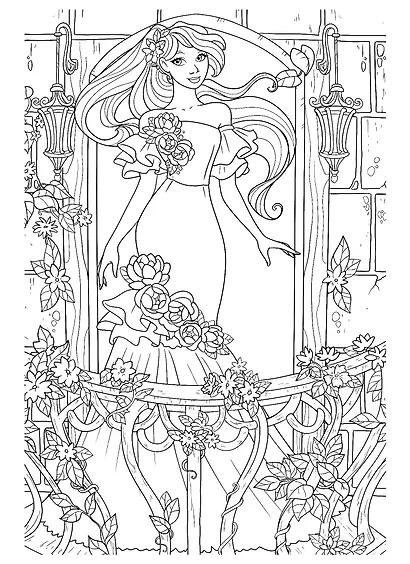 МАКСИ-РАСКРАСКА. ЧУДЕСНЫЕ ПРИНЦЕССЫ - фото 2