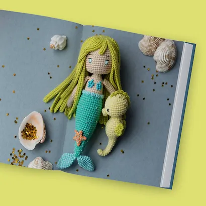 Йоко и морской конёк. Аниме-амигуруми со схемами, мастер-классами и видеоуроками для начинающих - фото 12