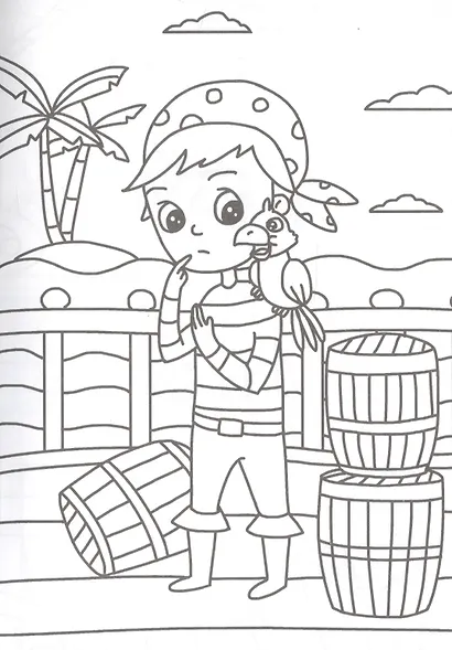 РАСКРАСКА А5 эконом. ПИРАТЫ - фото 5