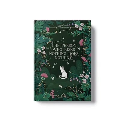 Записная книжка А6 96л кл. "VINTAGE. Таинственный сад" 7Б, фактур.переплет, тисн. фольгой, офсет - фото 2