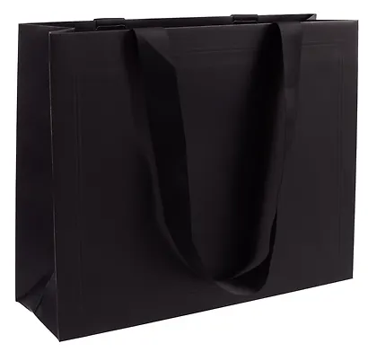 Пакет А4 35*28*11 "Black" - фото 1