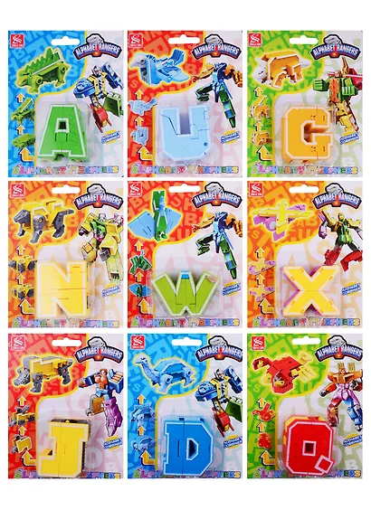 Роботы Английский Алфавит (блистер) 3+ - фото 4