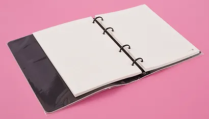 Тетрадь 120 листов, клетка, "Floreale. Cedar Rose" на кольцах - фото 3