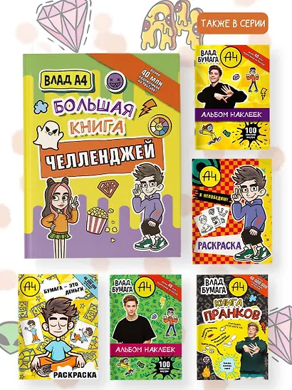 Влад А4. Большая книга челленджей - фото 6