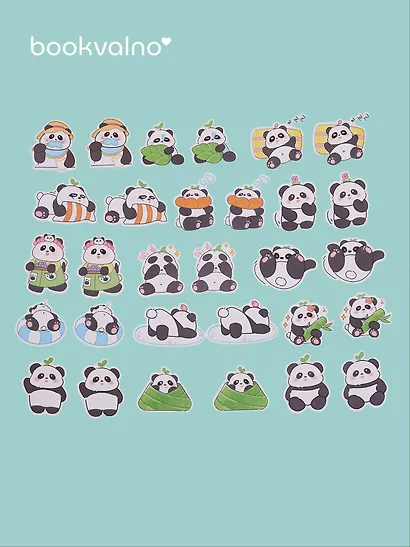 Набор стикеров Панда 3 - фото 2