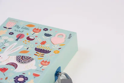 Блокнот с замочком «Веселый кролик», 80 листов - фото 4