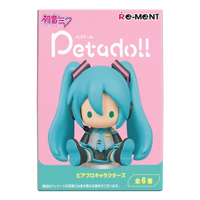 Фигурка коллекционная Re-ment Хацуне Мику HATSUNE MIKU petadoll, в ассортименте (69612) - фото 1