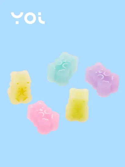 Ластик Yoi, Bears, 5 штук, в ассортименте - фото 2