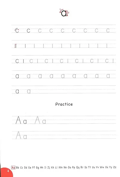 ABC. Handwriting Workbook for Kids. Прописи для детей по английскому языку - фото 4