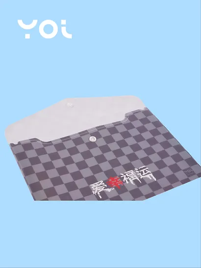 Папка-конверт А5 на кнопке "Гранж", Yoi - фото 3