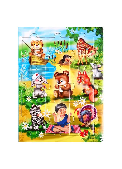 Азбука в картинках. Книжка-пазл - фото 5