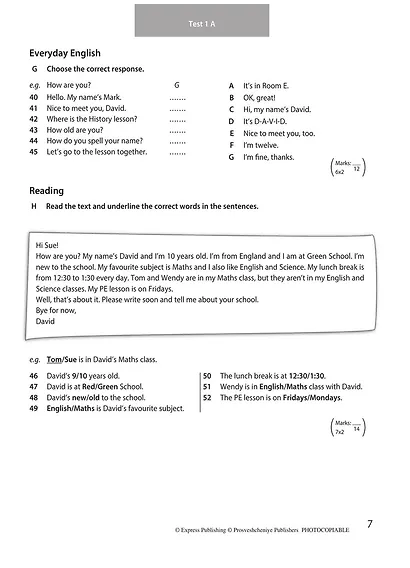 Spotlight. Английский язык. 5 класс. Контрольные задания. Учебное пособие - фото 5