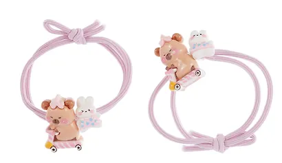 Набор резиночек «Капибара и кролик», 2 штуки, пластик, Lafilaf - фото 3