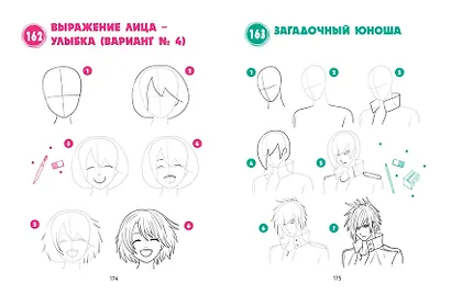 Большая книга манги. 300 рисунков шаг за шагом - фото 8