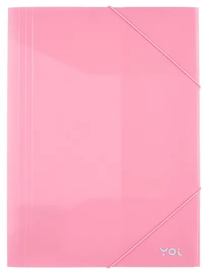Папка на резинке А4 "Pastel" пластик 0,5мм, Yoi - фото 5