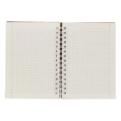 Записная книжка А6 120л кл. "April", ромашка, карт.обл., спираль, микротекстурирование, ламинация, тиснение золотой фольгой - фото 2