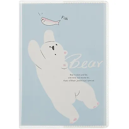 Записная книжка «Bear» А7, 60 листов в линейку, в ассортименте - фото 4