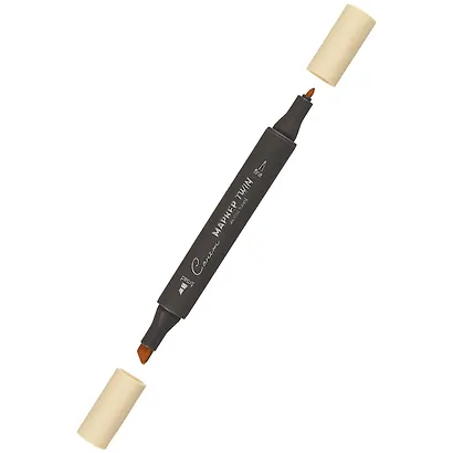 Маркер художественный "Сонет" кремовый, двухсторон., тонк. и широк.долото, Сонет - фото 2