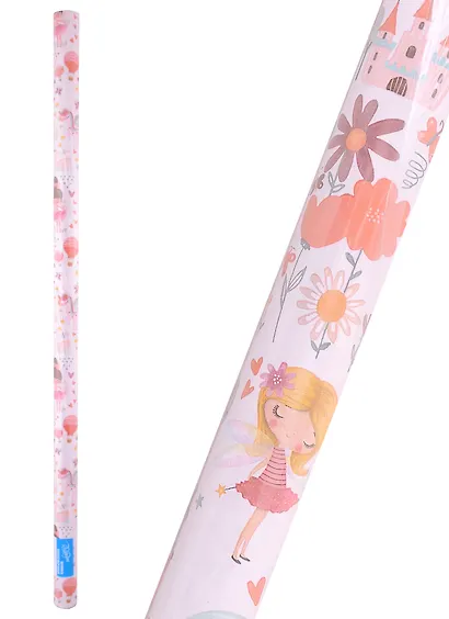 Бумага упаковочная 70*100см "Детская сказка" супергладкая, инд.уп. - фото 1