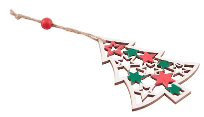 Новогоднее подвесное украшение Ёлочка (дерево) (9,2x7,4) - фото 3