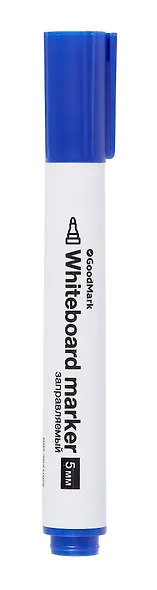 Маркер для доски синий 5мм, толстый корпус, Goodmark - фото 1