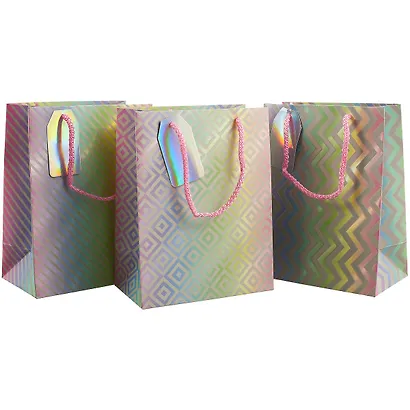 Пакет А5 23*18*10 Metallic Holography нейтр., голография, ассорти - фото 7