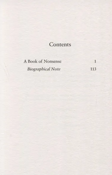A Book of Nonsense - фото 2