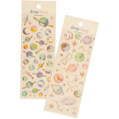 Наклейки 20х7,5 (с клапаном) Планеты (№ 1,2) - фото 3