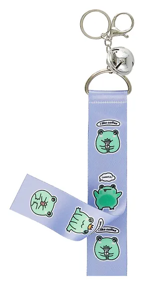 Брелок-лента Kawaii Лягушки  (текстиль) (12-15521-SH9) - фото 1