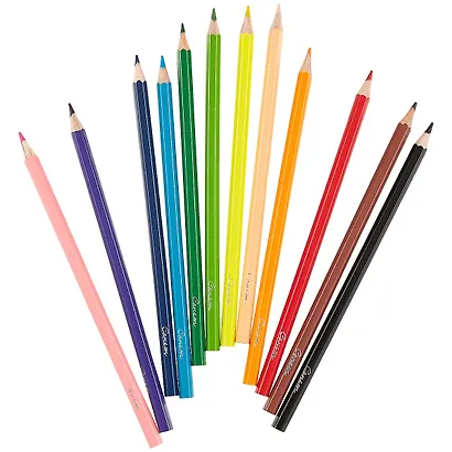 Профессиональные цветные карандаши «Сонет», 12 штук - фото 2