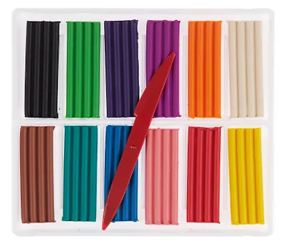 Пластилин 12цв 180гр "ZOO" к/к., стек, Гамма - фото 3