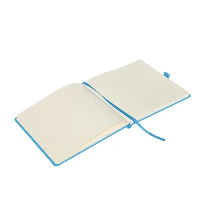 Скетчбук 20*20 80л "Sketchmarker" синий неон, 140г/м2, слоновая кость, тв.обл. - фото 5