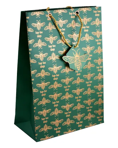 Пакет А3 46*33*10 "Hap-bee days" нейтр., бум.мат.ламинат - фото 1